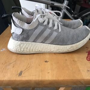 Adidas NMD 2 Primeknit Grey Pink sz 8
